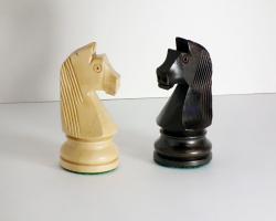 Chopra Šachy Staunton Senator Intarsie de Luxe s ebenovými figurami