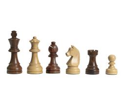 Chopra Šachy Staunton Senator Intarsie de Luxe s hnědými figurami se dvěma dámami