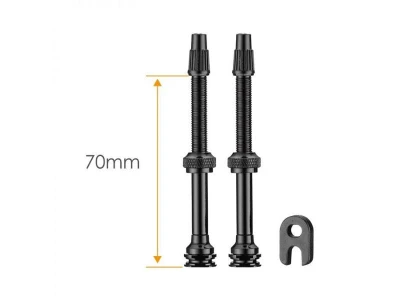 Ciclovation Light-weight 70mm Černé Bezdušový Ventilek