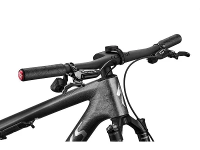 Ciclovation Trail Silcolite Topo Matte Black W/ Red Plug gripy