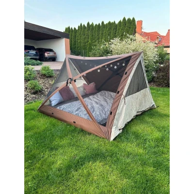 ClapTop 210 x 210 cm rychloskládací multifunkční stan 3v1