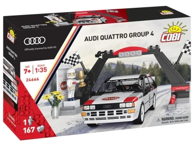 COBI Trading s.r.o. Cobi 24666 Audi Quattro Group 4, 1:35, 167 k, 1f