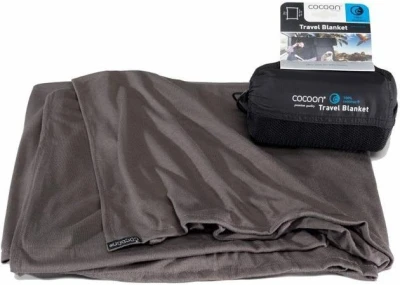 Cocoon cestovní deka Coolmax charcoal Cocoon cestovní deka Coolmax charcoal