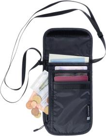 Cocoon cestovní kapsa Travel Neck Wallet RFID phantom black