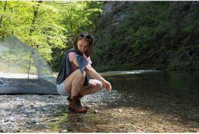 Cocoon cestovní ručník Eco Travel Towel L deep ocean