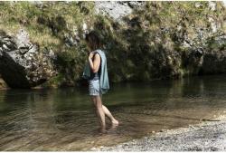 Cocoon cestovní ručník Eco Travel Towel S nile green
