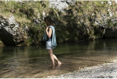 Cocoon cestovní ručník Eco Travel Towel XL nile green
