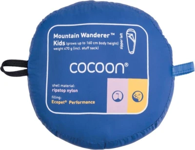 Cocoon Mountain Wanderer Kids night blue/light blue dětský spací pytel