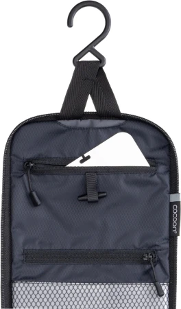 Cocoon Toiletry Kit Allrounder M Phantom Black lehká závěsná toaletní taška