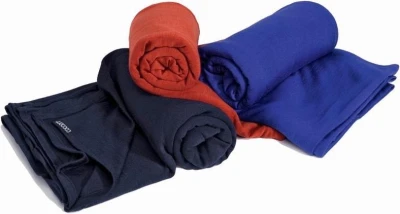 Cocoon merino deka Merino Wool/Silk Blanket graphite blue
