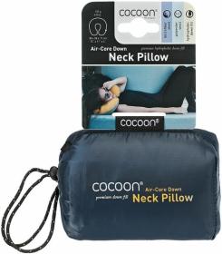 Cocoon nafukovací podhlavník U-shaped Down dark indigo