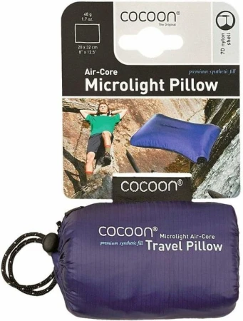 Cocoon Air-Core Microlight dark blue nafukovací polštář