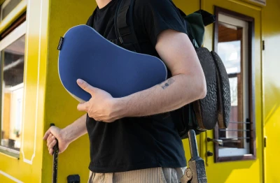 Cocoon Pack Pillow Galaxy Blue nafukovací cestovní polštář do batohu