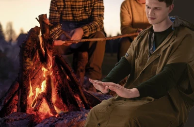Cocoon Spark Protection tmavě zelený ochranný obal proti jiskrám na spacák