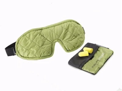 Cocoon oční maska Eye Shades Deluxe wasabi s ucpávkami