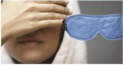 Cocoon oční maska Eye Shades light blue s ucpávkami