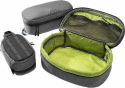 Cocoon organizér Padded Cube M beluga grey/lime