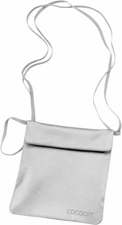 Cocoon Passport Wallet Silk Sand Grey skrytá bezpečnostní kapsa na krk