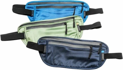 Cocoon skrytá ledvinka Secret Waist Wallet Silk blue lagoon