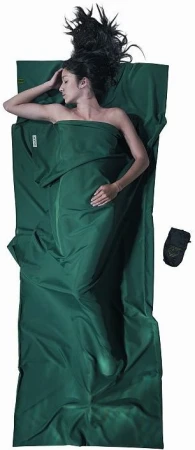 Cocoon Moss Green mikrovláknová spacáková přikrývka