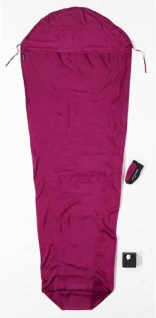 Cocoon spacáková přikrývka mumie mulberry red