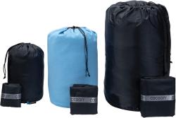 Cocoon úložný vak Pillow Stuff Sack M phantom black/light blue