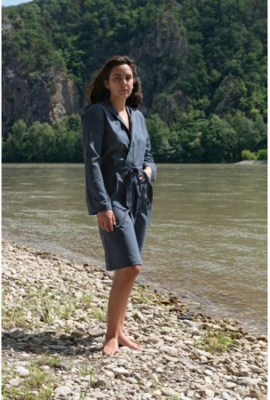 Cocoon Ultralight Microfiber Bathrobe Anchor Grey L župan