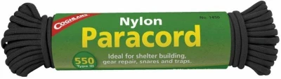 Coghlans lano Nylon Paracord 45 kg černé Coghlans lano Nylon Paracord 45 kg černé