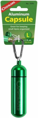 Coghlans pouzdro Aluminium Capsule Large Green Coghlans pouzdro Aluminium Capsule Large Green