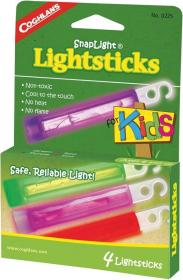 Coghlans sada chemických svetiel Mini Lightstick Kids 4 Pack