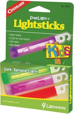 Coghlans sada chemických světel Mini Lightstick Kids 4 Pack Coghlans sada chemických světel Mini Lightstick Kids 4 Pack