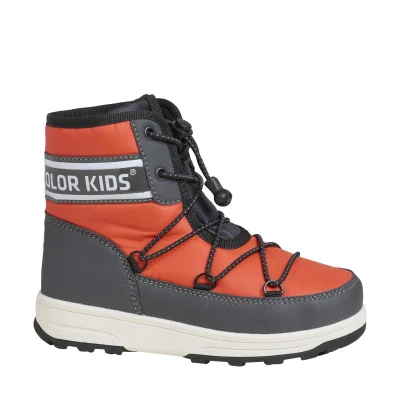 Color Kids Boots W. String orange 2023 dětské zimní boty Color Kids Boots W. String orange 2023 dětské zimní boty