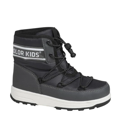 Color Kids Boots W. String phantom 2023 dětské zimné boty Color Kids Boots W. String phantom 2023 dětské zimné boty