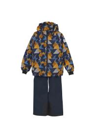 Color Kids Ski Set - AOP -741741.3520-Orange Pop 24/25 overal Color Kids Ski Set - AOP -741741.3520-Orange Pop 24/25 overal