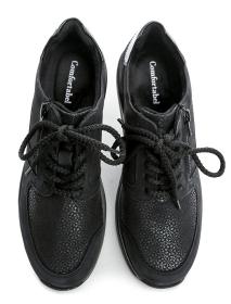 Comfortabel 950576-01 čierne dámske poltopánky