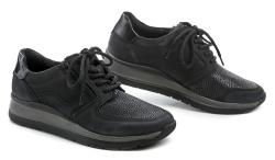 Comfortabel 950576-01 čierne dámske poltopánky