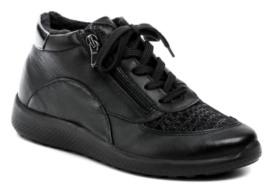Comfortabel 990723-01 černé dámské zimní zdravotní boty šíře K