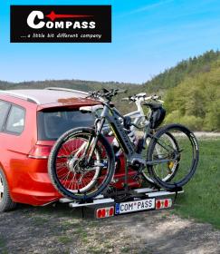 Compass Nosič kol na tažné zařízení E-BIKE TÜV - 2 kola