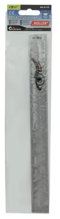 Compass Pásek reflexní ROLLER S.O.R. stříbrný