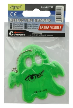 Compass Přívěšek reflexní GHOST - zelený