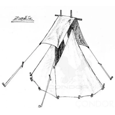 Condor Zubřík 5,8m x 4,5m stan Condor Zubřík 5,8m x 4,5m stan