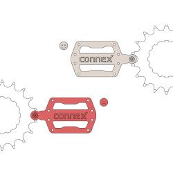 CONNEX Měrka na převodník CONNEX, nerezová ocel