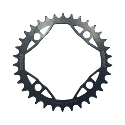 Connex Převodník 34z TZ černý, Wippermann, síla 3 mm, rozteč 104mm, pro E-biky