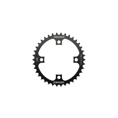 Connex Převodník 38z Wippermann černý, síla 2 mm, rozteč 104 mm, pro E-biky