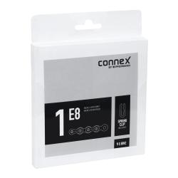 CONNEX Řetěz 1E8 pro E-BIKE single speed, stříbrný