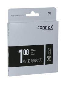 CONNEX Řetěz 108 pro single speed, stříbrný