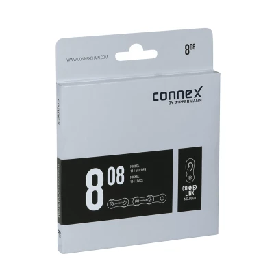 CONNEX Řetěz 808 pro 8-kolo, stříbrný