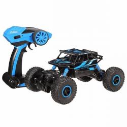 CONQUEROR 4x4 - 2,4Ghz - 1/18 - malý crawler - modrý + Náhradní akumulátor 2000mAh