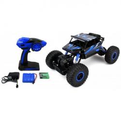 CONQUEROR 4x4 - 2,4Ghz - 1/18 - malý crawler - modrý + Náhradní akumulátor 2000mAh