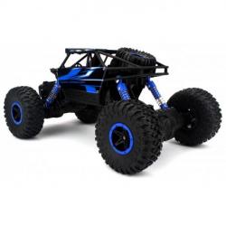 CONQUEROR 4x4 - 2,4Ghz - 1/18 - malý crawler - modrý + Náhradní akumulátor 2000mAh